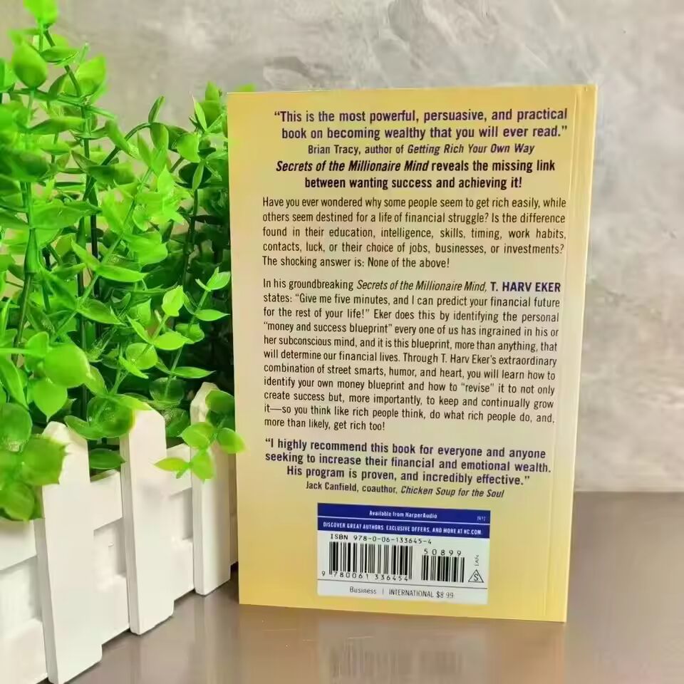Secrets of The Millionaire Mind:mastering The Inner Game of Wealth Paperback Book in English