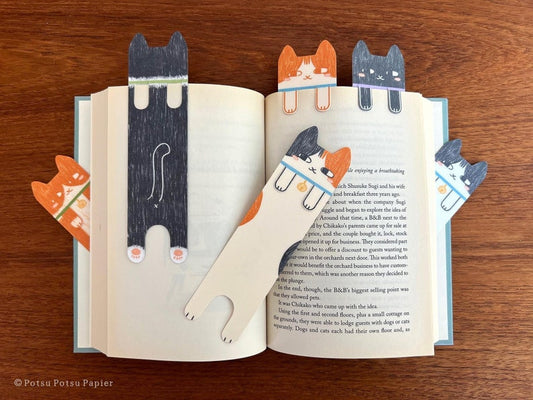 Adorable Hanging Cat Bookmark | Perfect for Cat & Book Lovers